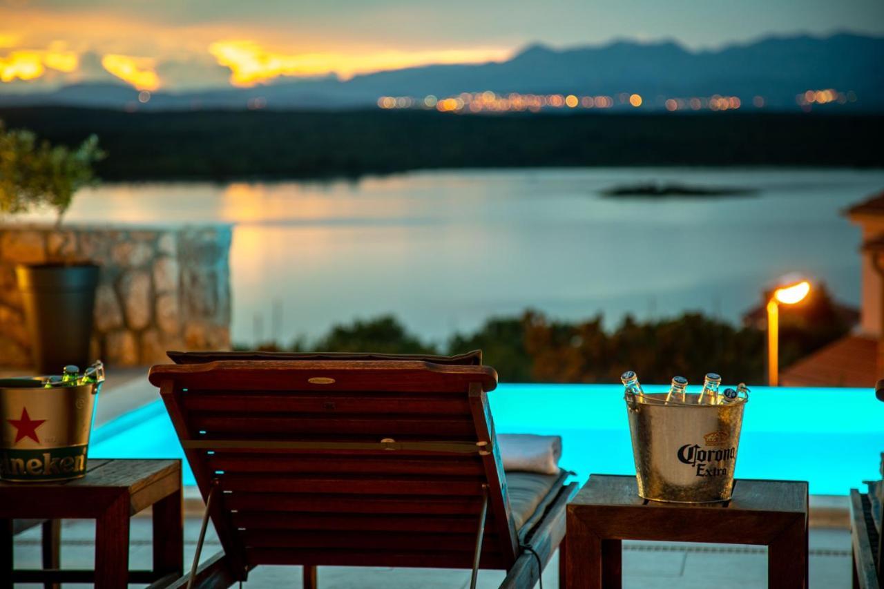 Luxury Villa Allen With Pool Klimno Kültér fotó