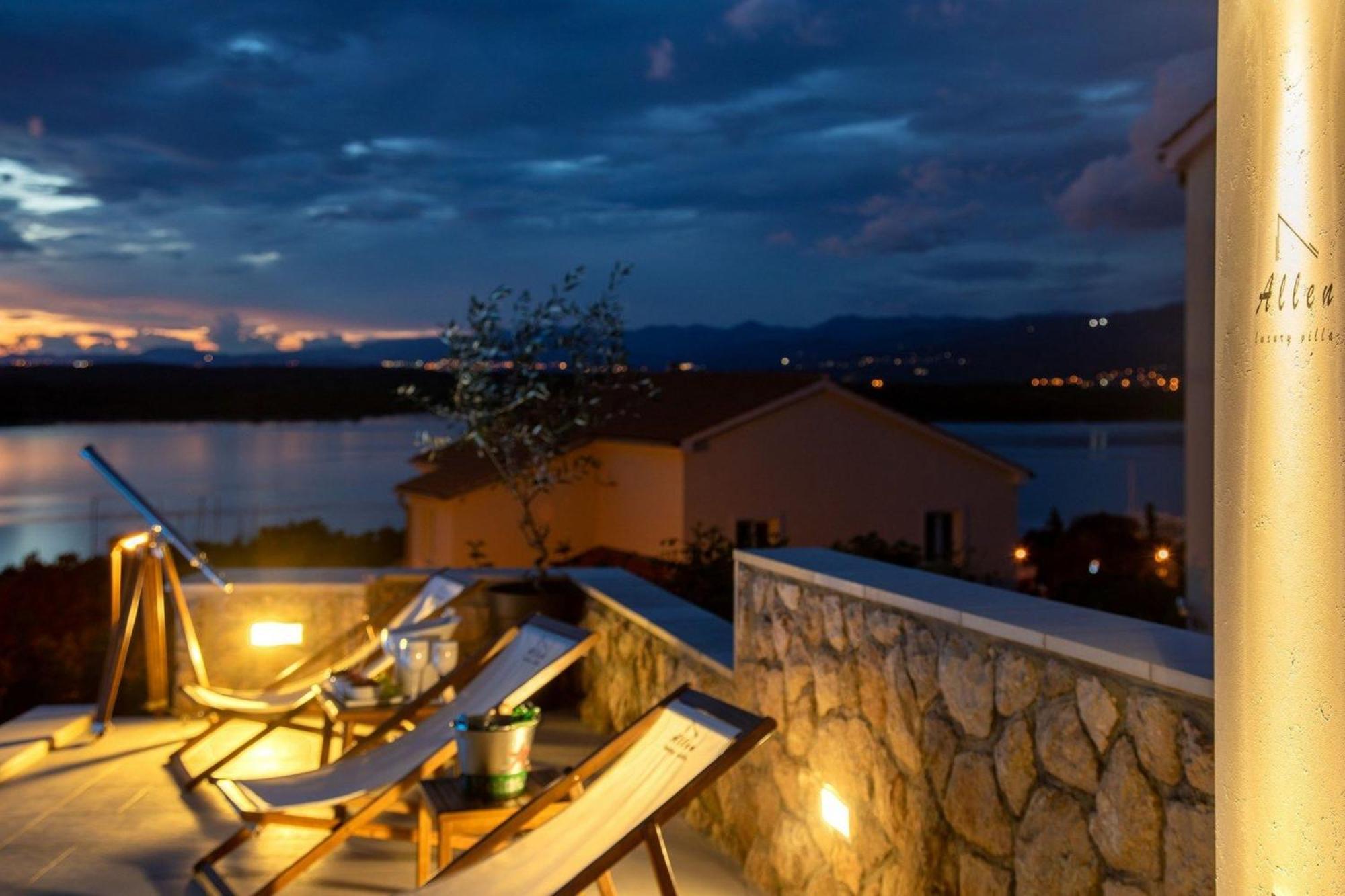 Luxury Villa Allen With Pool Klimno Szoba fotó